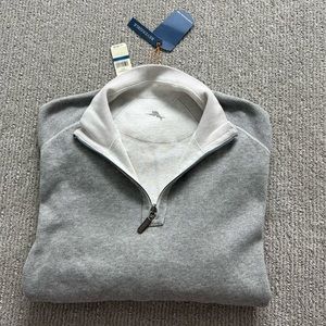 Tommy Bahama reversible mens new flip side pro half zip